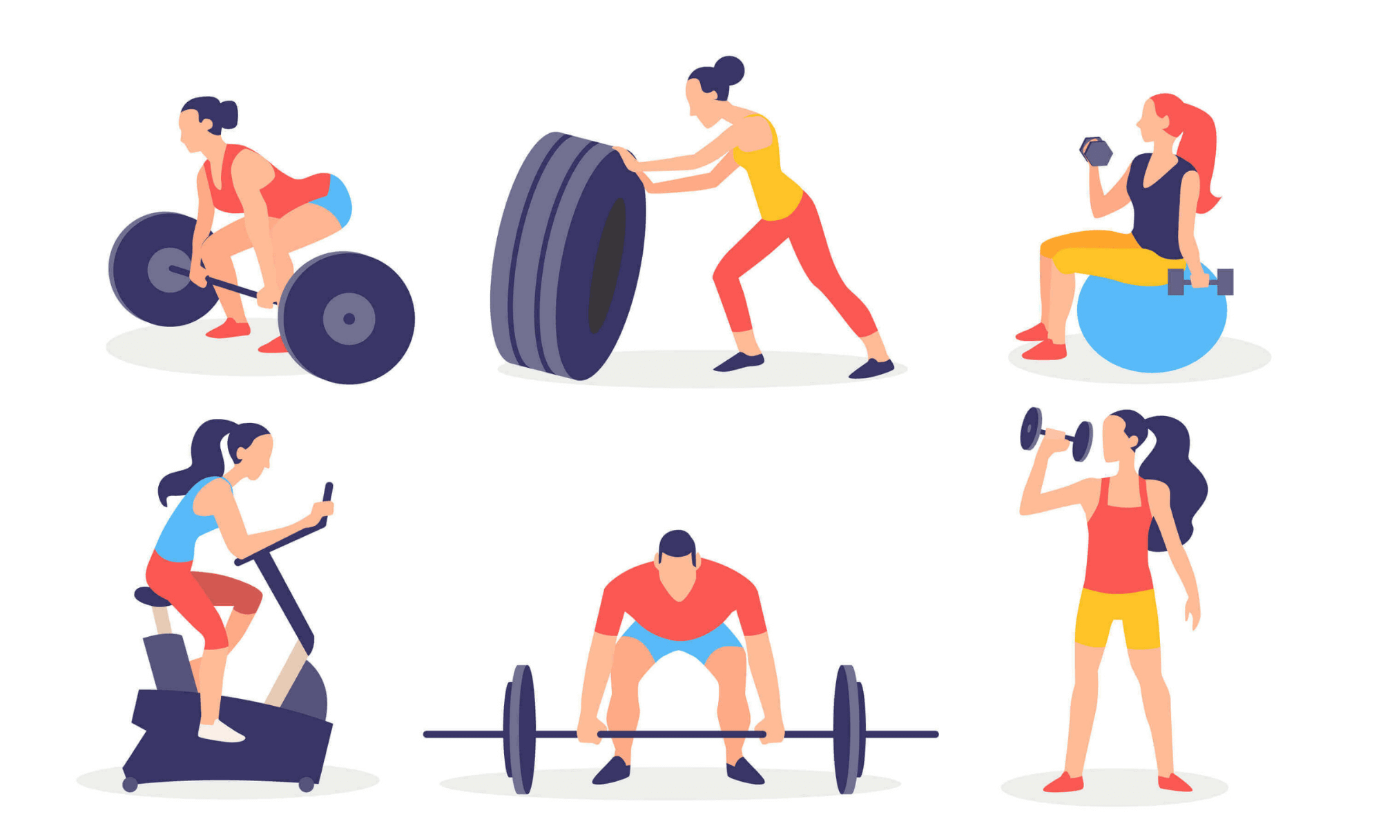 Sollevare pesi Palestra Cardio Allenamento