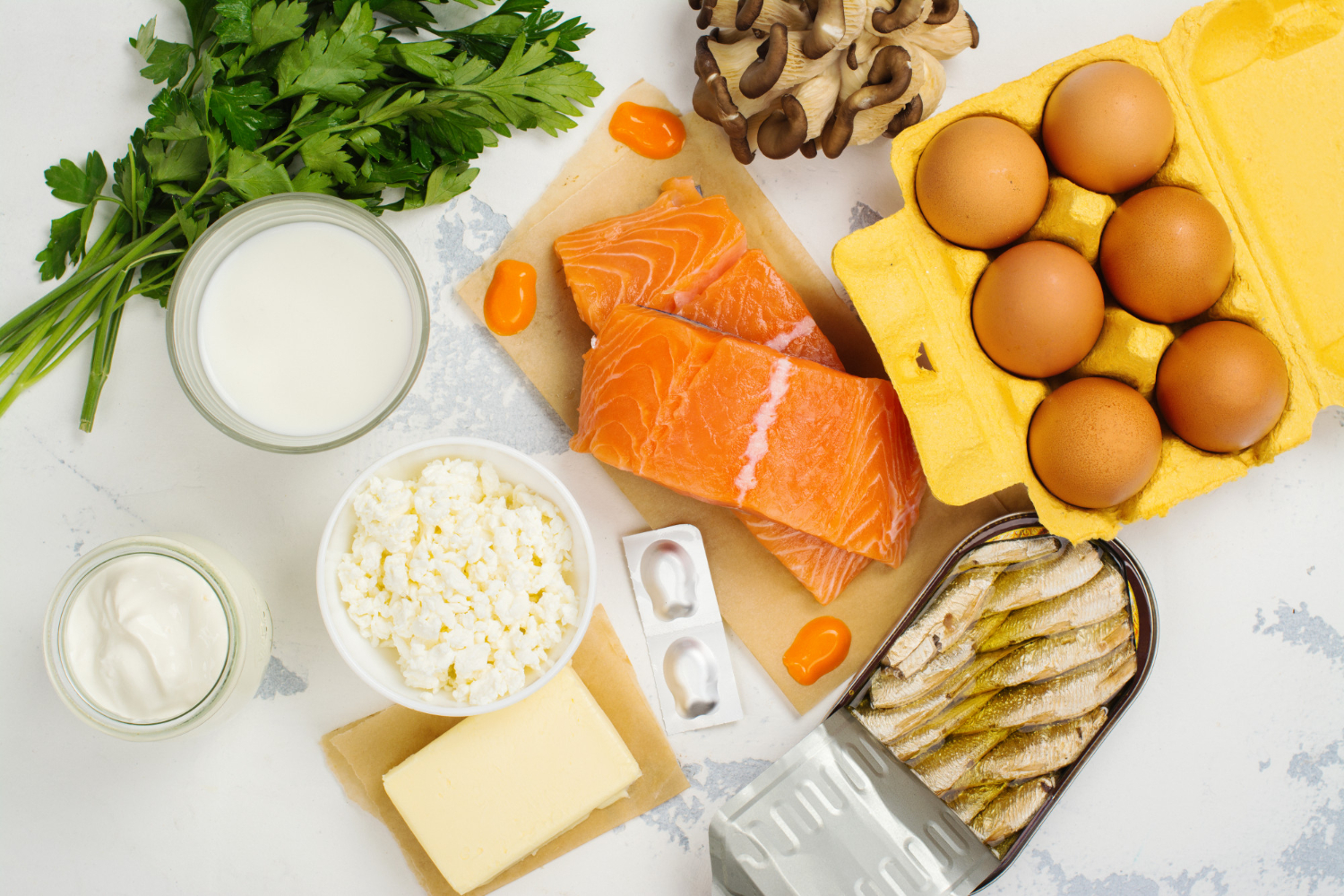 vitamina D, alimenti
